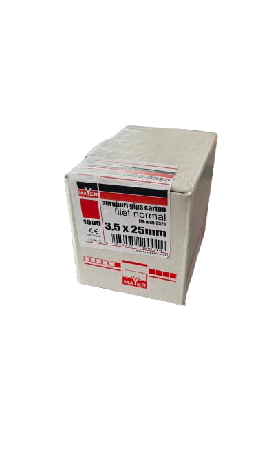 Șuruburi gips-carton Filet normal 3.5x25 (1000) buc
