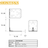 VINCLU 90 grade 70mm  (grosime 1.2mm )