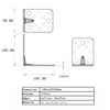 VINCLU 90 grade 105mm (grosime 2.5 mm )
