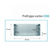 Profil Gips-Carton CD 60,  zincat
