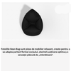 Fotoliu puf, tip pară, negru, umplut cu perle din polistiren, utilizabil în interior/exterior, husă detașabilă, Bean Bag Montana