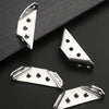 10 bucăți Colțare din Oțel Inoxidabil pentru Rafturi de Dulap, Accesorii pentru glisarea sertarelor,Întărirea Stratului de Cabinet,Suporturi din Oțel Inoxidabil,Suporturi pentru rafturi