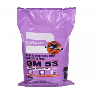 Pasta de chituire gips carton si glet alb Duraziv GM53 5 kg