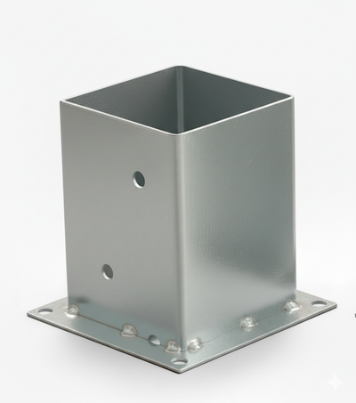 Suport metalic pentru stâlpi din lemn  100x100 mm (10x10 cm)