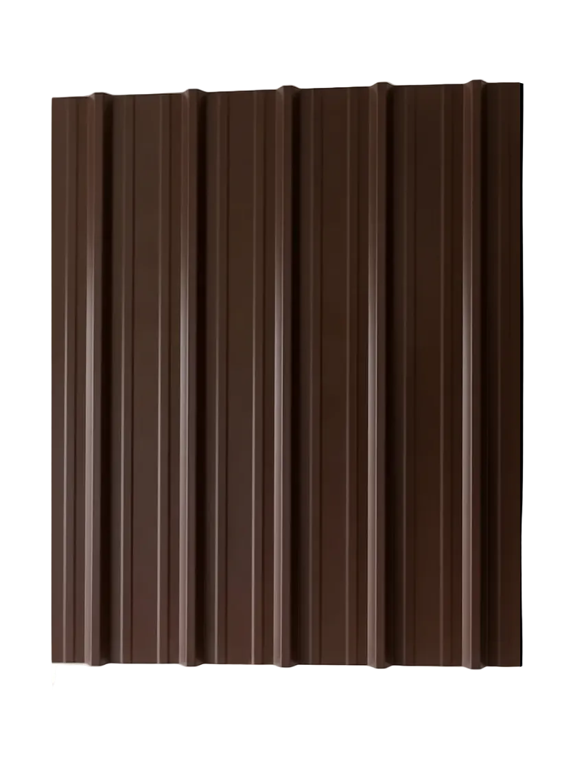 Foaie tablă cuta mare 2m x 1,112m/2.22mp RAL-8017( Grosime=0.40 m)