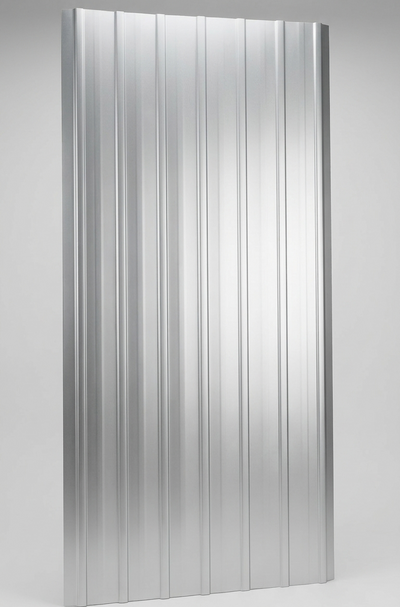 Foaie tablă cuta mica 2m x 0,90m/1,90mp ZINCAT ( Grosime=0.80 mm)