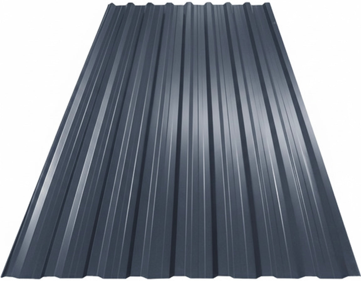 Foaie tablă cuta mare 2m x 1,112m/2.22mp RAL-7011( Grosime=0.50 m)
