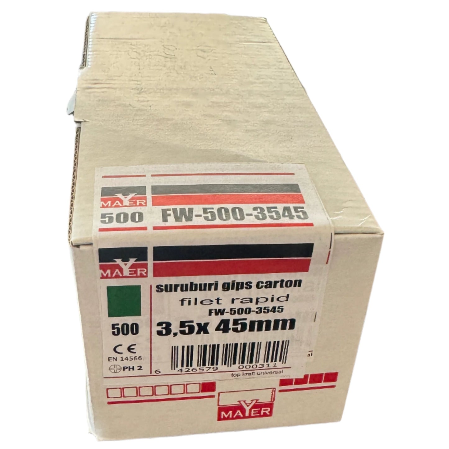 Șuruburi gips-carton Filet rapid 3.5x45 (500 buc)