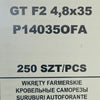 Set 250 Șuruburi autoforante pentru țiglă metalică/tablă GT F2 4,8×35 P140350FA PLACT ZINC