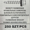 Set 250 Suruburi autoforante pentru tabla 250 SZT/PCS GT F2 4,8×35 RAL 3011 OFA