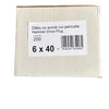 Diblu cu șurub cui Percutie Hammer Drive Plug  6X40 (200 BUC)