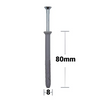 Diblu cu surub cui percuție Hammer drive plug 8*80 (100buc)