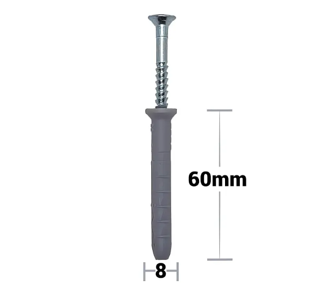 Diblu cu surub Nylon Hammer fixing  8*60 (150 buc)