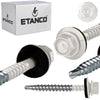 Set 250 Șuruburi autoforante pentru țiglă metalică/tablă GT F2 4,8×35 RAL 1015  P140350FA1015