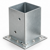 Suport metalic pentru stâlp din lemn 120 × 120/180 mm