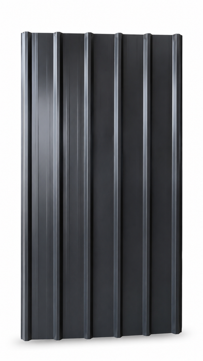 Foaie tablă Neagra cuta mare 2m x 1,112m/2.22mp  RAL 9005 ( Grosime=0.50 m)