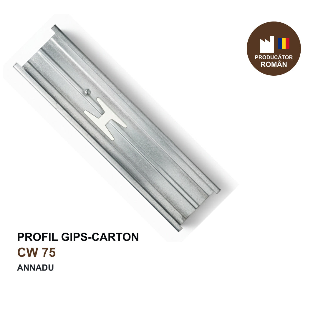 Profil Gips-Carton CW 75,  zincat – imagine principală ANNADU pentru toate variantele