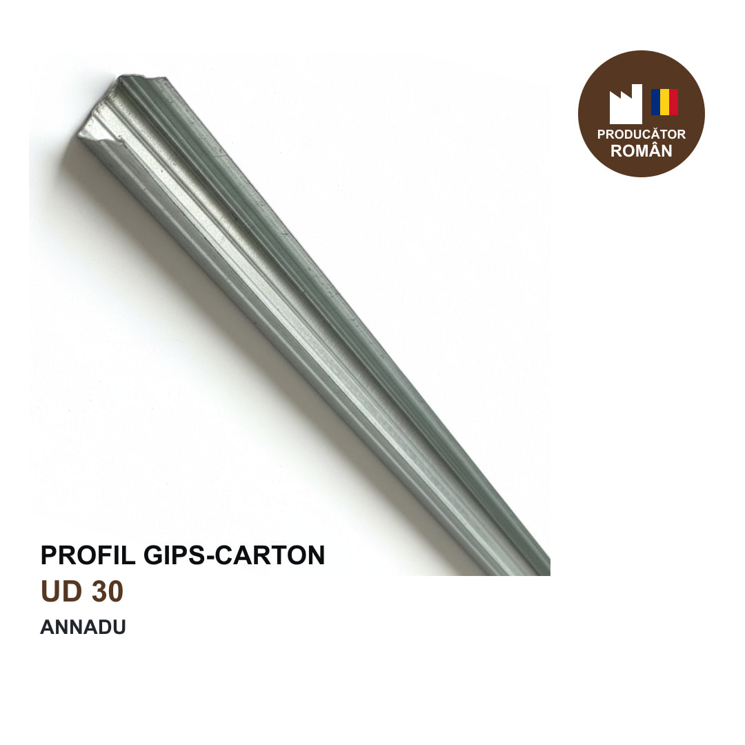 Profil Gips-Carton UD 30,  zincat – imagine principală ANNADU pentru toate variantele