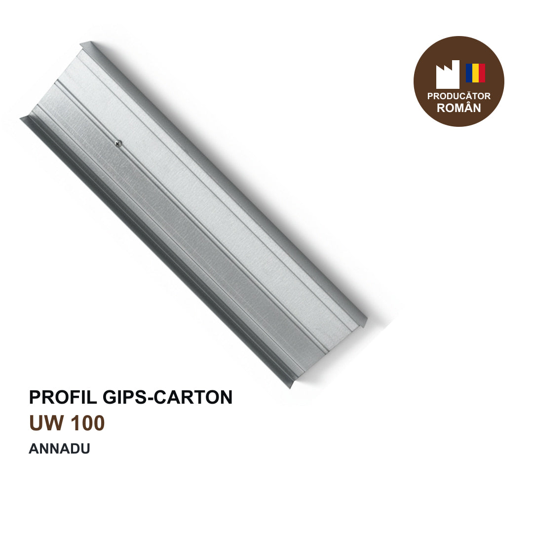 Profil Gips-Carton UW 100,  zincat – imagine principală ANNADU pentru toate variantele