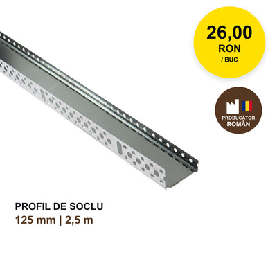 1 buc Profil de soclu, 125x2500 mm – preț minim și specificații | ANNADU
