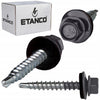 Set 250 Șuruburi autoforante pentru țiglă metalică/tablă GT F2 4,8×35 RAL 7024 OFA  P140350FA7024