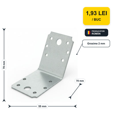 Vinclu 135 grade 70x70x55mm – preț și dimensiuni | ANNADU