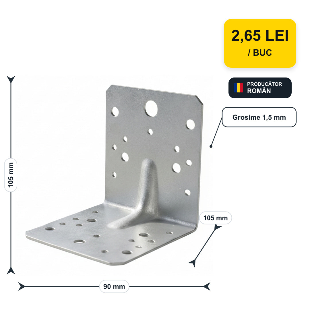 Vinclu 90 grade 105x105x90mm – preț și dimensiuni | ANNADU