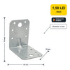 Vinclu 90 grade 70x70x55mm – preț și dimensiuni | ANNADU