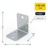 Vinclu Simplu 90 grade 70x70x55mm – preț și dimensiuni | ANNADU