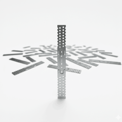 Set 50 brida Atlantic pentru fixare directa cd 60, gips-carton, 120 mm grosime 1.0