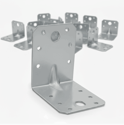 Set 50 coltar perforat pentru lemn vinclu, 90 grade, tip 4n, zincat, 70 x 70 x 54 mm 𝗚𝗿𝗼𝘀𝗶𝗺𝗲 𝟮𝗺𝗺