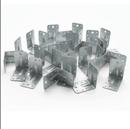 Set 1000 colțare perforate pentru lemn Vinclu,Atlantic1979, 90 grade, tip 4n, zincat, 90 x 90 x 65 mm (𝗚𝗿𝗼𝘀𝗶𝗺𝗲 𝟮𝗺𝗺 )