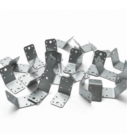 Set 500 coltar perforat pentru lemn Vinclu, Atlantic1979, 135 grade, zincat, 70 x 70 x 54 mm (𝗚𝗿𝗼𝘀𝗶𝗺𝗲 𝟮𝗺𝗺 )