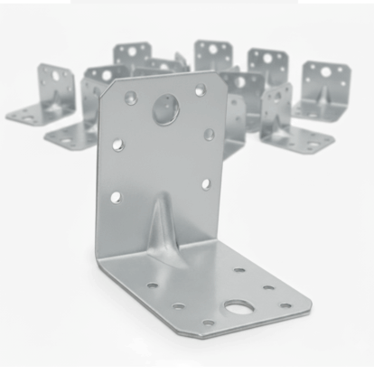 Set 50 colțar perforat pentru lemn Vinclu, 90 grade, tip 4n, zincat, 70 x 70 x 54 mm (𝗚𝗿𝗼𝘀𝗶𝗺𝗲 1.5 𝗺𝗺 )