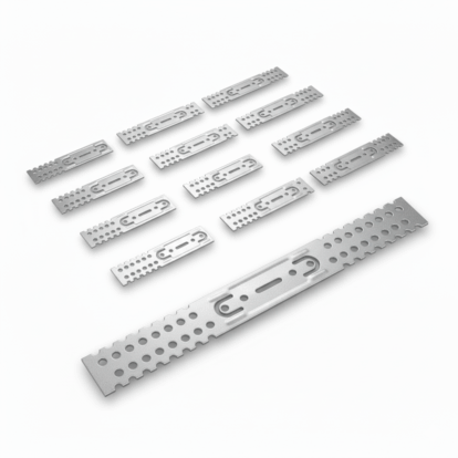 Set 10 buc, Brida Multipla Atlantic pentru fixare CD 60, 120 mm (Grosime 0.7)